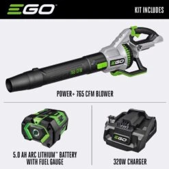 EGO Power+ LB7654 200 Mph 765 CFM 56 V Battery Handheld Leaf Blower Kit (Battery & Charger) W/ 5.0 AH BATTERY -Power Lawn Equipment 67e54a94 fcde 4422 b90d 8565c93f4fba