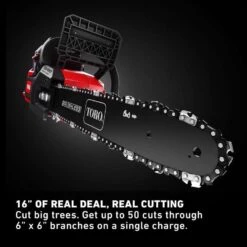 Toro 51851 16 In. 60 V Battery Chainsaw Kit (Battery & Charger) -Power Lawn Equipment 6d0f35c9 c0b8 4e14 96d8 dd64cccce5f0