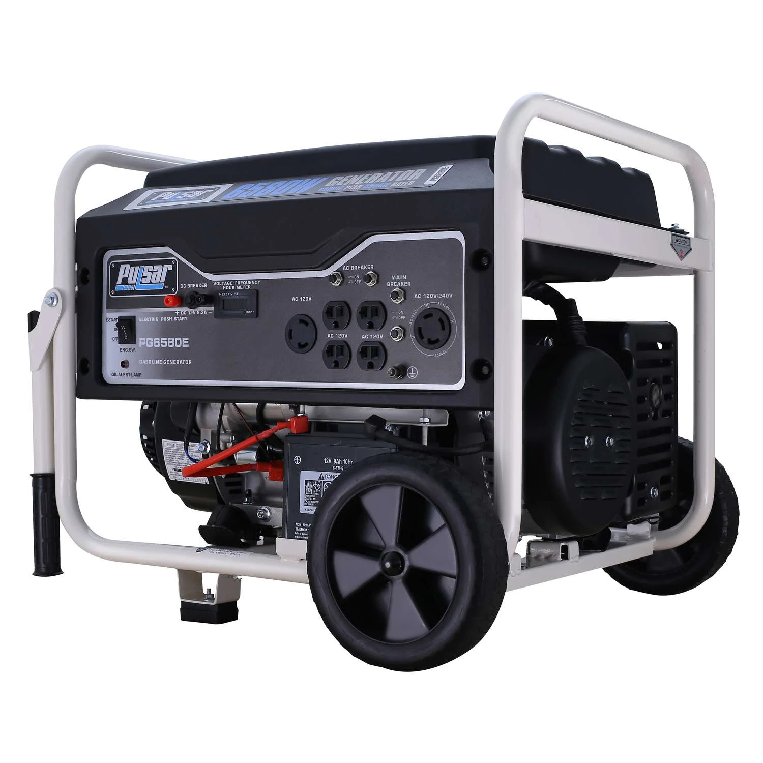 Pulsar 5500 W 120/240 V Gasoline Portable Generator 4 Pulsar 5500 W 120/240 V Gasoline Portable Generator - Image 2