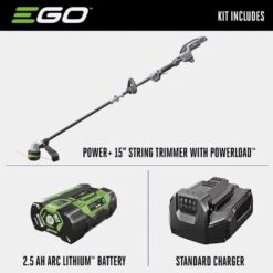 EGO Power+ Powerload ST1521S 15 In. 56 V Battery String Trimmer Kit (Battery & Charger) W/ CARBON FIBER SPLIT SHAFT & 2.5 AH BATTERY 13 EGO Power+ Powerload ST1521S 15 In. 56 V Battery String Trimmer Kit (Battery & Charger) W/ CARBON FIBER SPLIT SHAFT & 2.5 AH BATTERY -Power Lawn Equipment 783b32c4 6a61 4a93 8140 44f138ed98e9