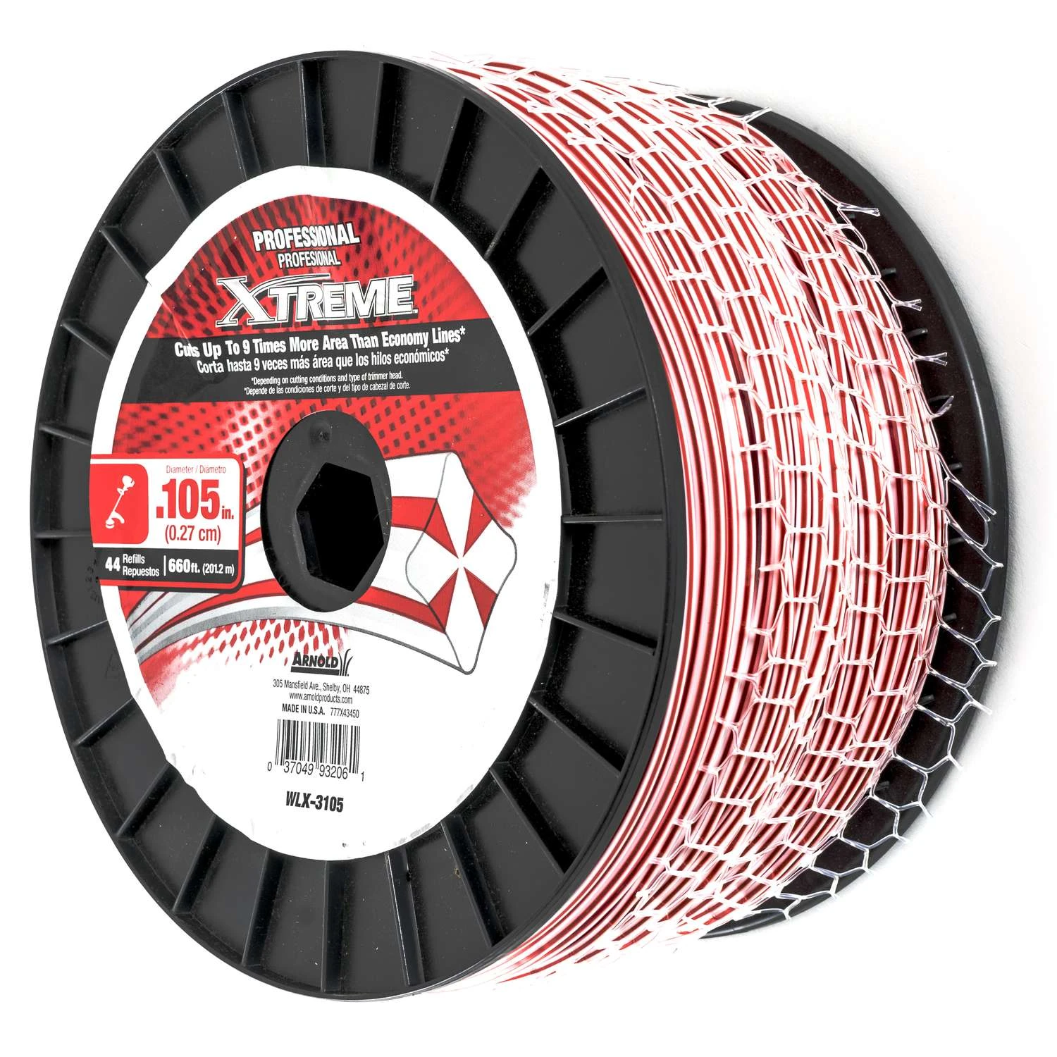 Arnold Xtreme Professional Grade .105 In. D X 660 Ft. L Trimmer Line 3 Arnold Xtreme Professional Grade .105 In. D X 660 Ft. L Trimmer Line