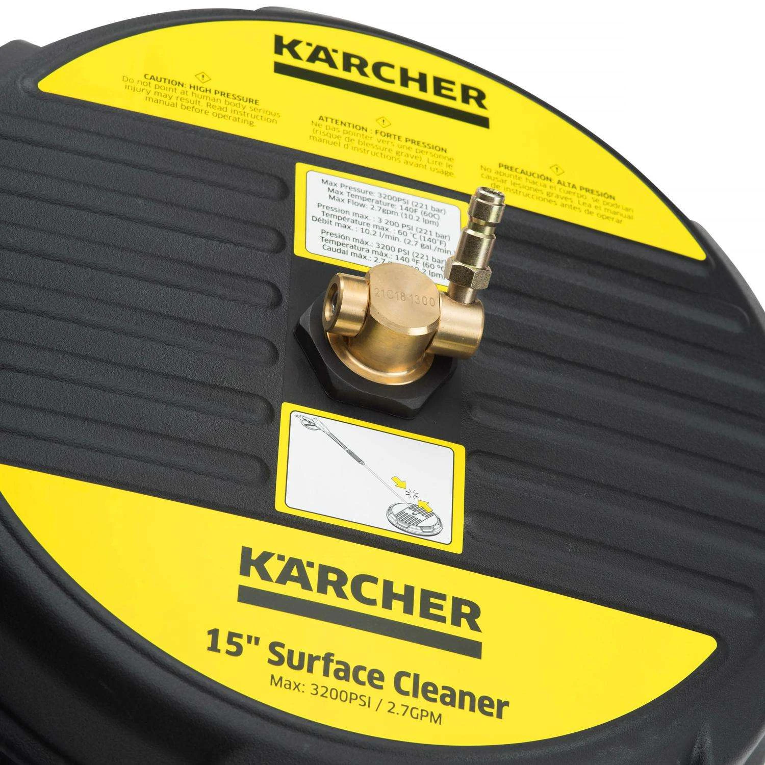 Karcher Pressure Washer Surface Roller 3200 Psi 6 Karcher Pressure Washer Surface Roller 3200 Psi - Image 4