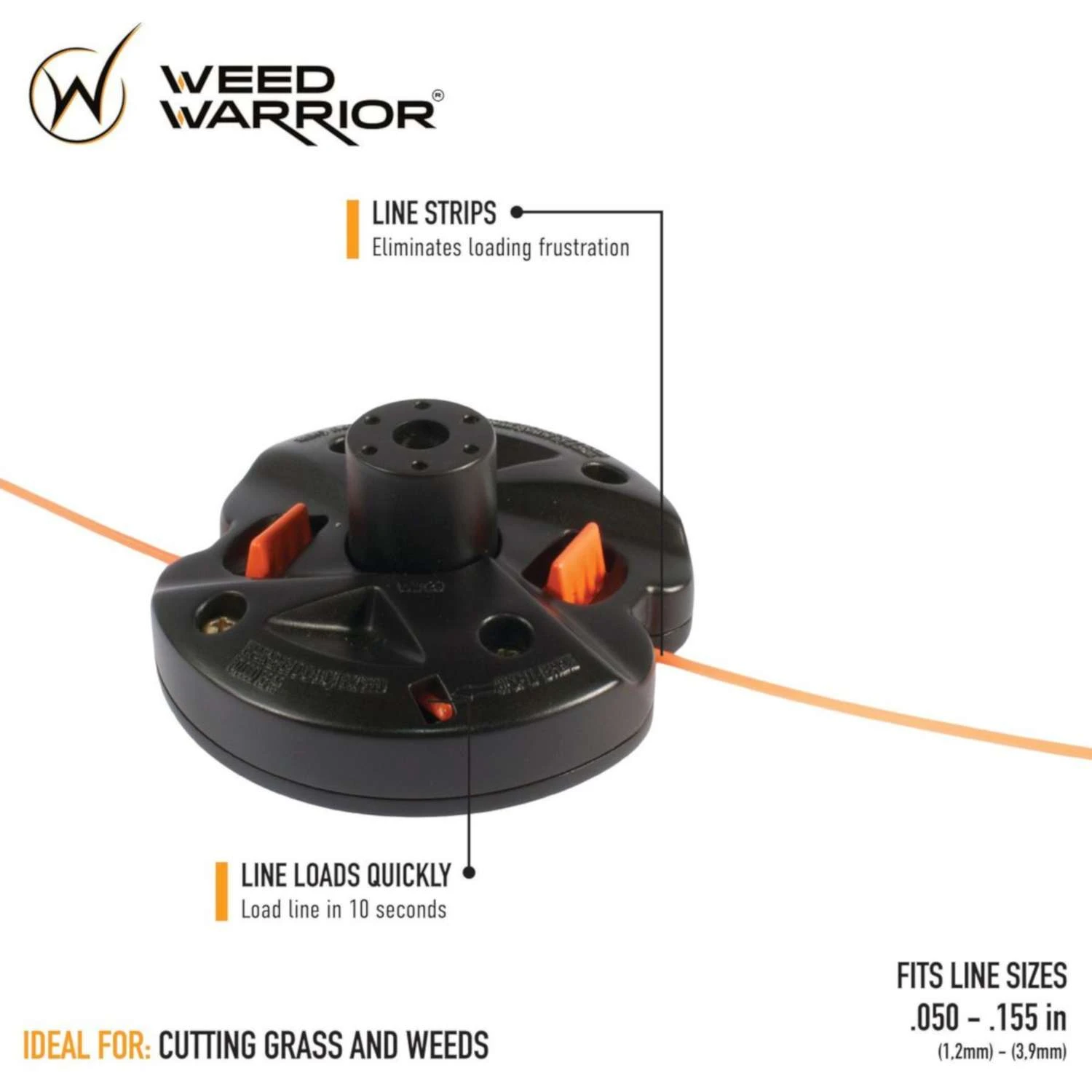 Weed Warrior Universal Fit Push-N-Load 2 Line Residential Grade 0.095 In. D X 10.13 In. L Trimmer He 4 Weed Warrior Universal Fit Push-N-Load 2 Line Residential Grade 0.095 In. D X 10.13 In. L Trimmer He - Image 2