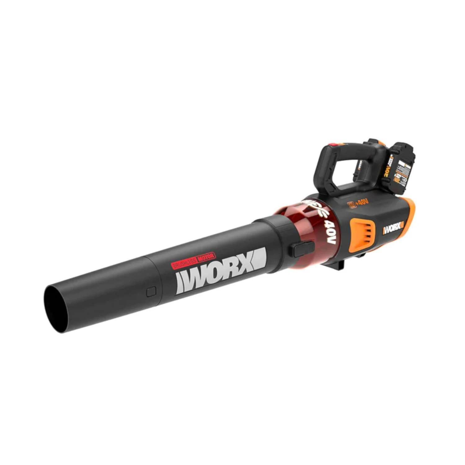 Worx 95 Mph 470 CFM 40 V Battery Handheld Leaf Blower Kit (Battery & Charger) 3 Worx 95 Mph 470 CFM 40 V Battery Handheld Leaf Blower Kit (Battery & Charger)