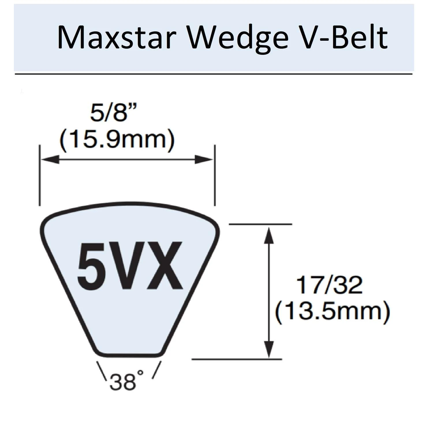 Mitsuboshi Maxstar Wedge Supreme Wedge Raw Edge Cogged V-Belt 0.63 In. W X 112 In. L For All Motors 3 Mitsuboshi Maxstar Wedge Supreme Wedge Raw Edge Cogged V-Belt 0.63 In. W X 112 In. L For All Motors