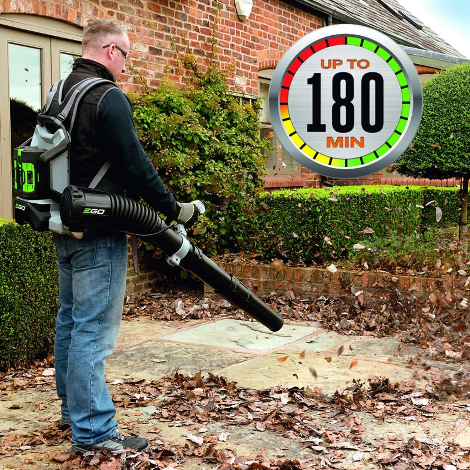 EGO Power+ LB6003 145 Mph 600 CFM 56 V Battery Backpack Leaf Blower Kit (Battery & Charger) W/ 7.5 AH BATTERY 7 EGO Power+ LB6003 145 Mph 600 CFM 56 V Battery Backpack Leaf Blower Kit (Battery & Charger) W/ 7.5 AH BATTERY - Image 5