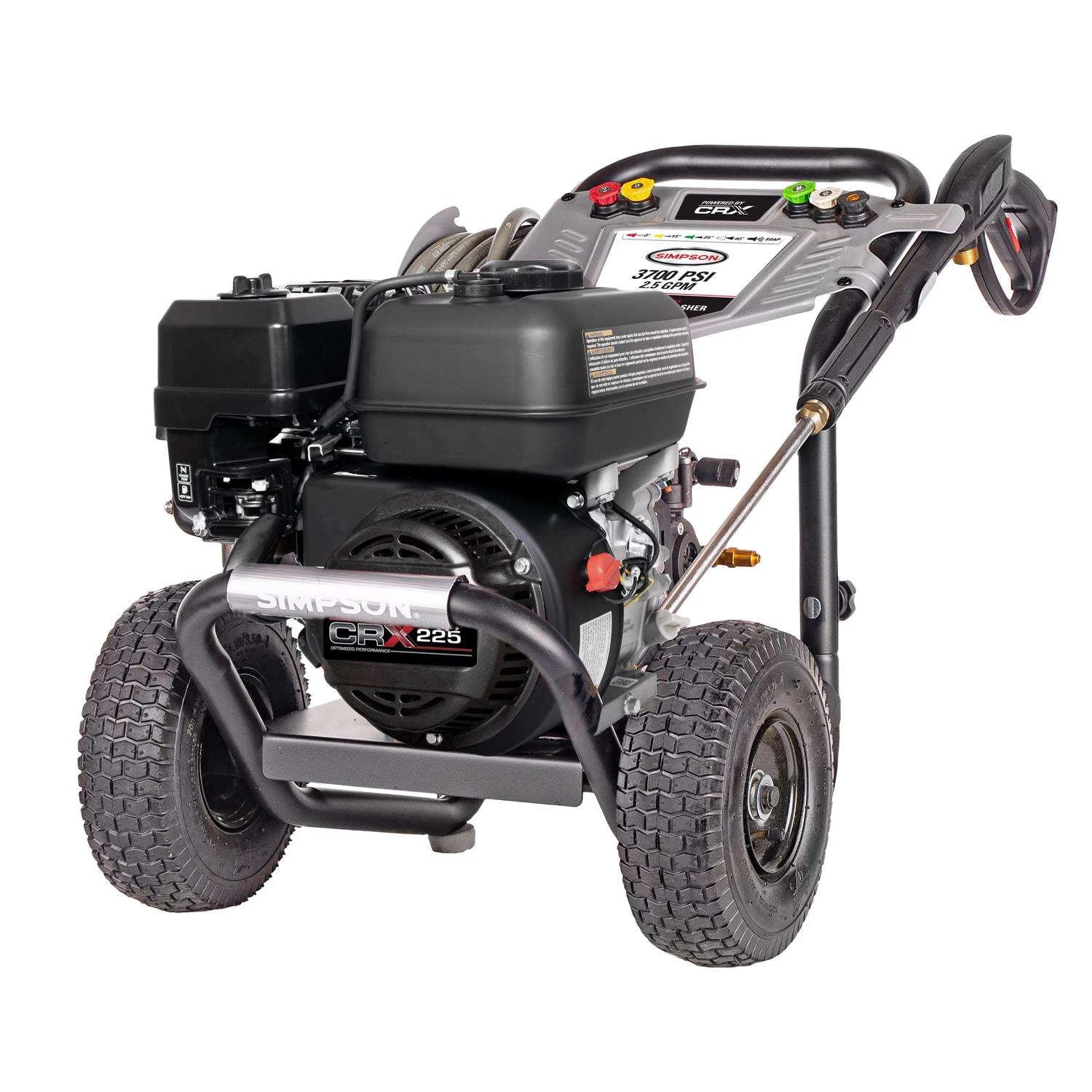 Simpson MegaShot MS61254 CRX 3700 Psi Gas 2.5 Gpm Pressure Washer 3 Simpson MegaShot MS61254 CRX 3700 Psi Gas 2.5 Gpm Pressure Washer
