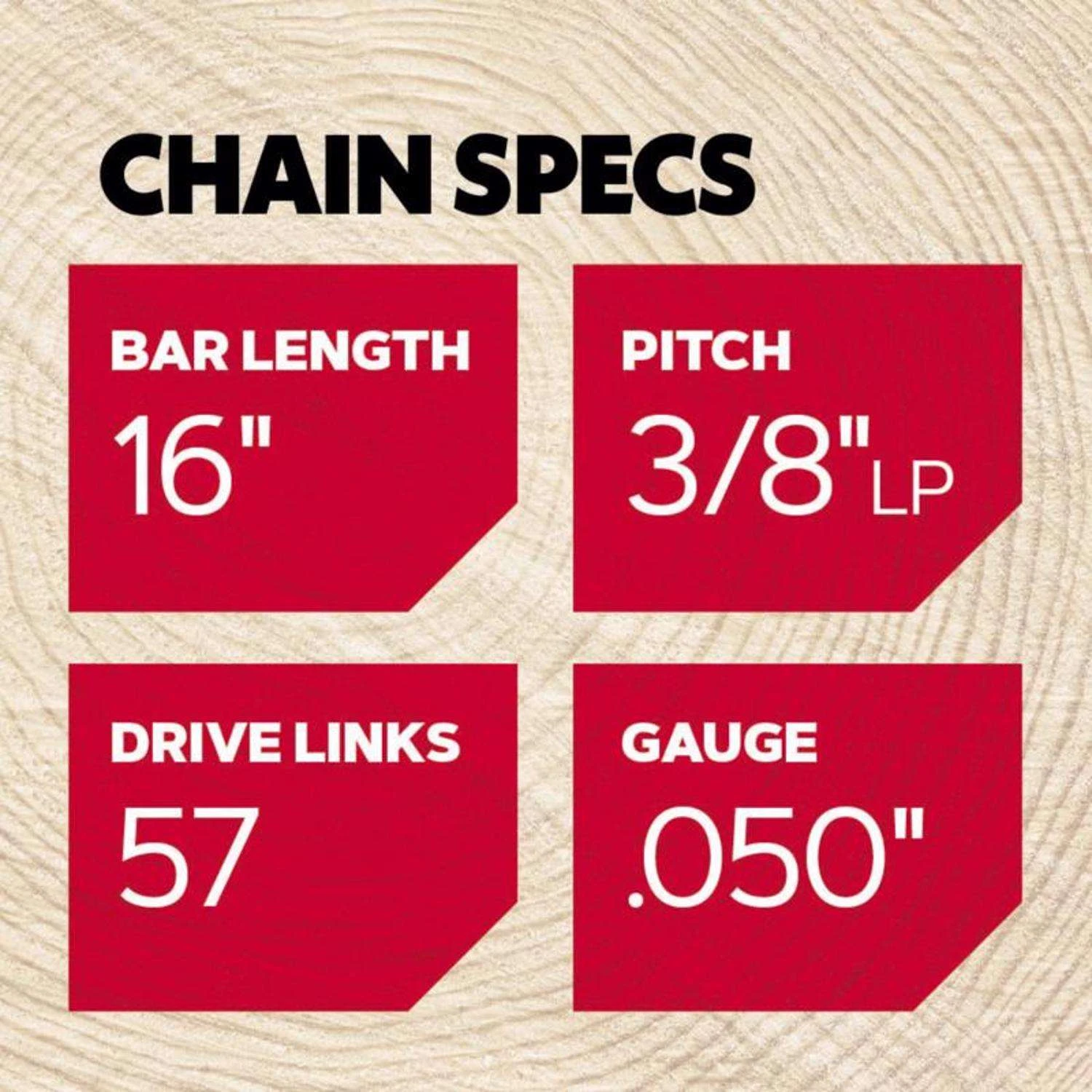 Oregon AdvanceCut S57 16 In. Chainsaw Chain 57 Links 5 Oregon AdvanceCut S57 16 In. Chainsaw Chain 57 Links - Image 3