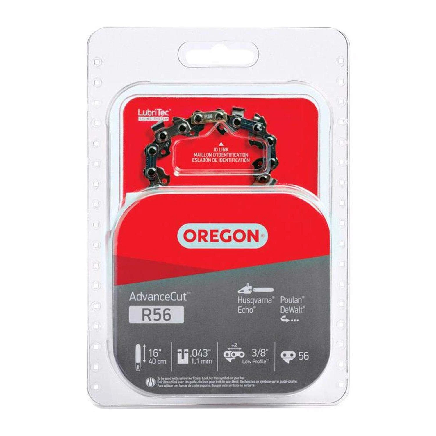 Oregon AdvanceCut R56 16 In. Chainsaw Chain 56 Links 3 Oregon AdvanceCut R56 16 In. Chainsaw Chain 56 Links