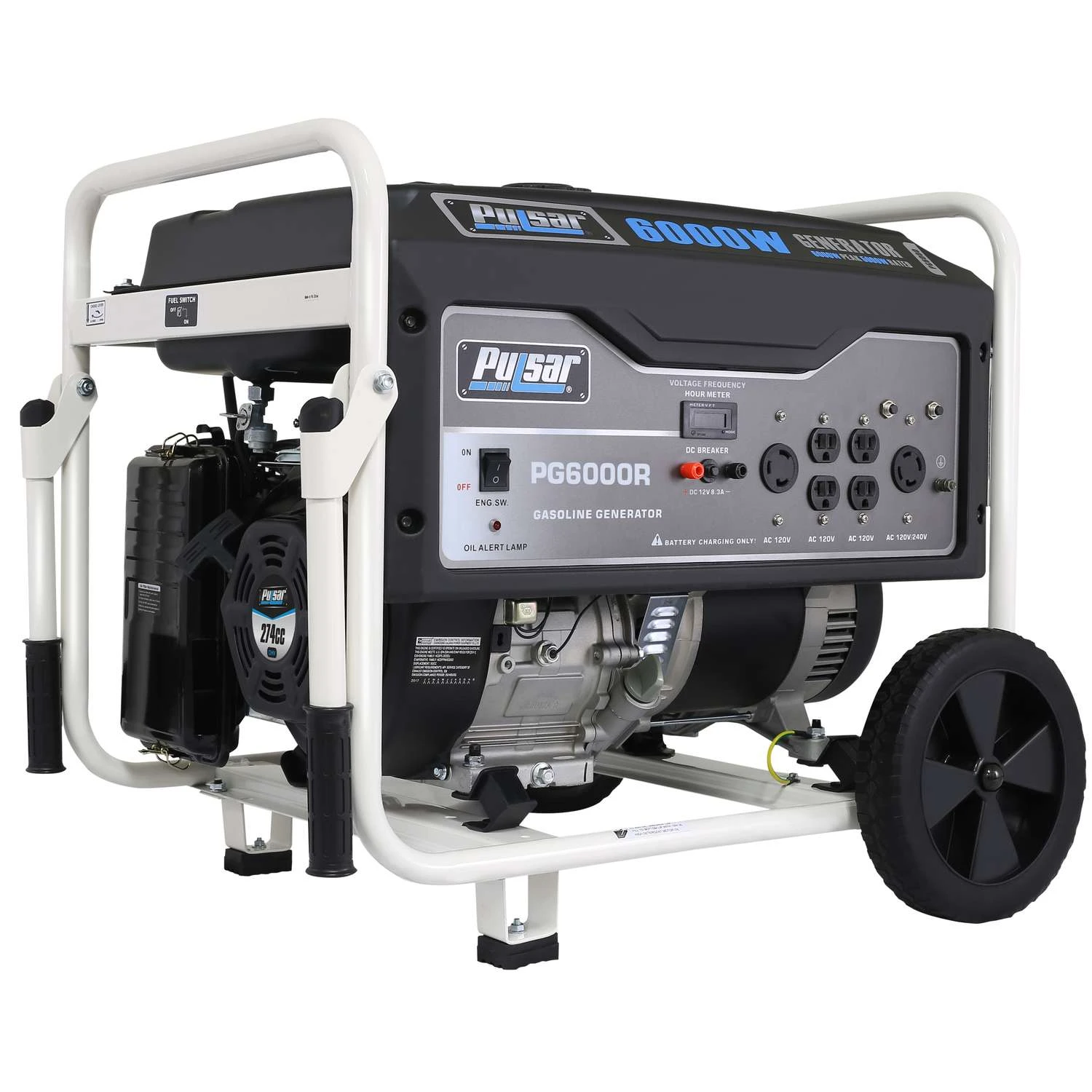 Pulsar 5000 W 120/240 V Gasoline Portable Generator 3 Pulsar 5000 W 120/240 V Gasoline Portable Generator