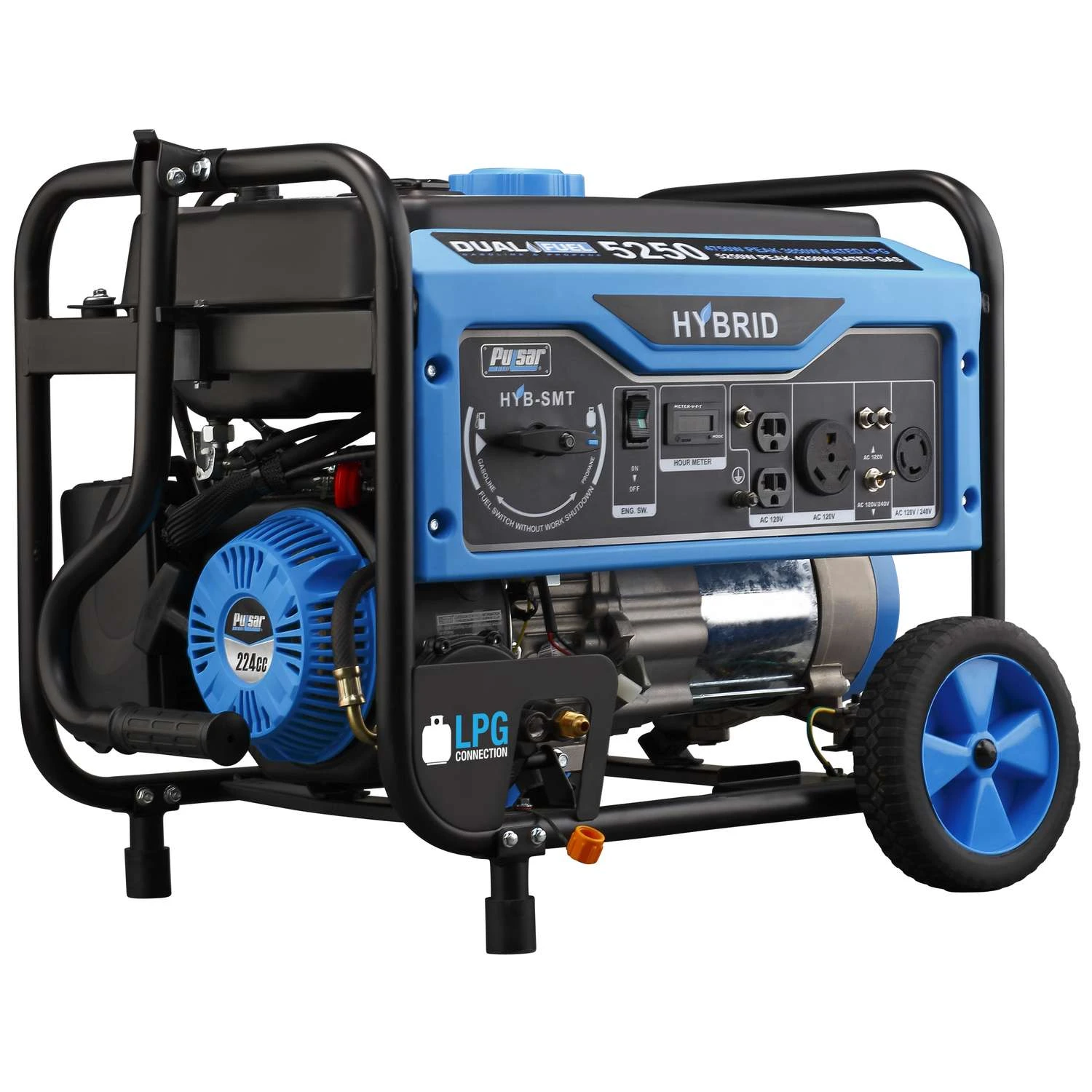 Pulsar 4250 W 120/240 V Gasoline Or Propane Portable Generator 3 Pulsar 4250 W 120/240 V Gasoline Or Propane Portable Generator