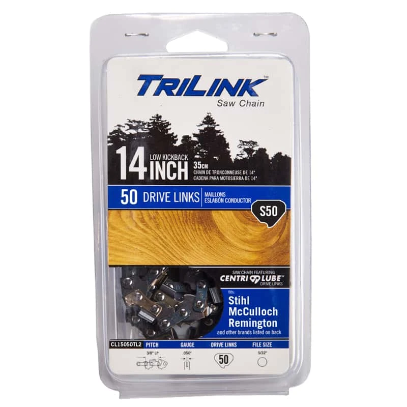 TriLink 14 In. Chainsaw Chain 50 Links 3 TriLink 14 In. Chainsaw Chain 50 Links