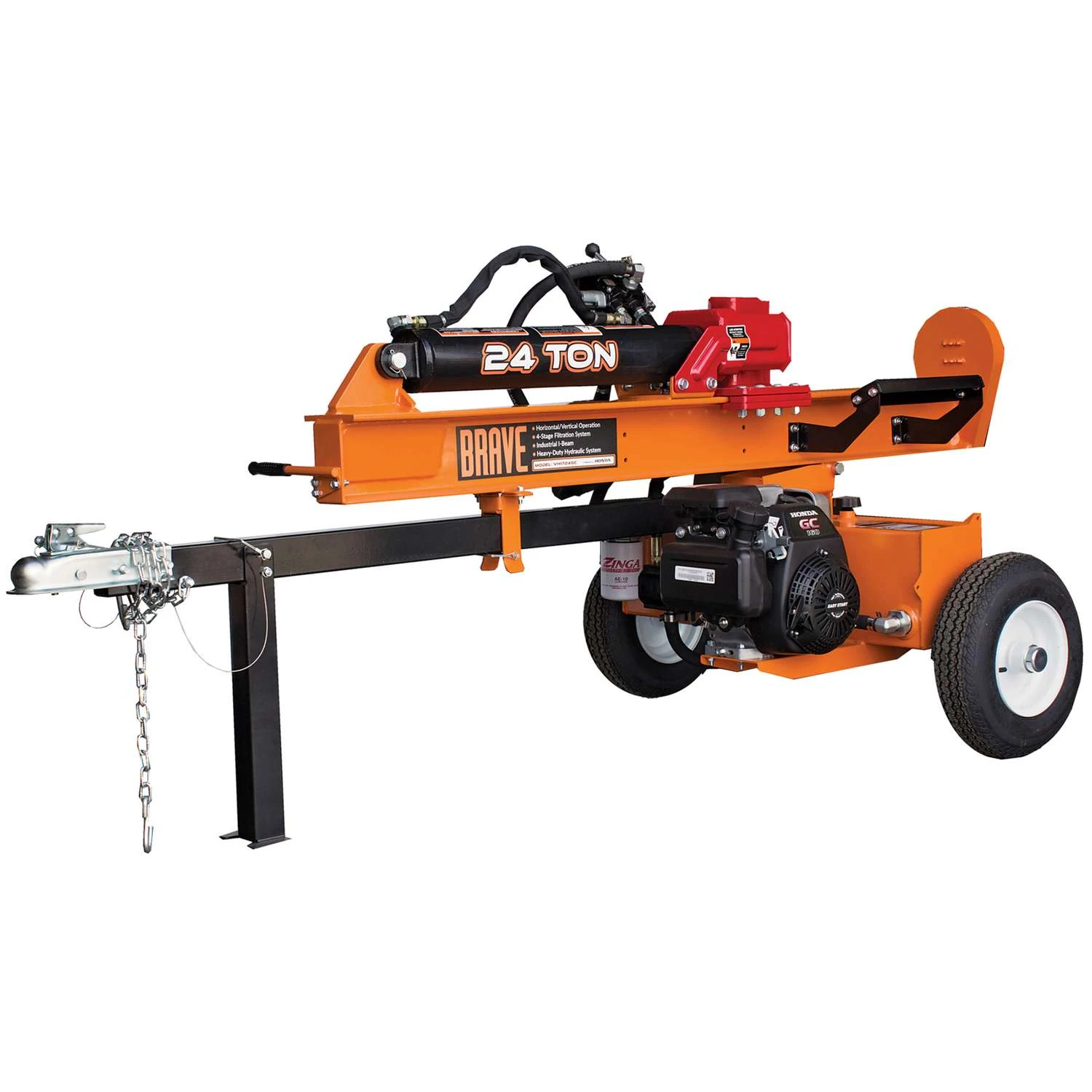 Brave 24 Ton Gas 160 Cc 4-Cycle Log Splitter 4 Brave 24 Ton Gas 160 Cc 4-Cycle Log Splitter - Image 2