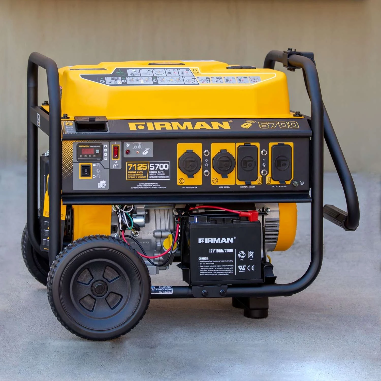 Firman Performance Series 5700 W 120/240 V Gasoline Portable Generator 9 Firman Performance Series 5700 W 120/240 V Gasoline Portable Generator - Image 7