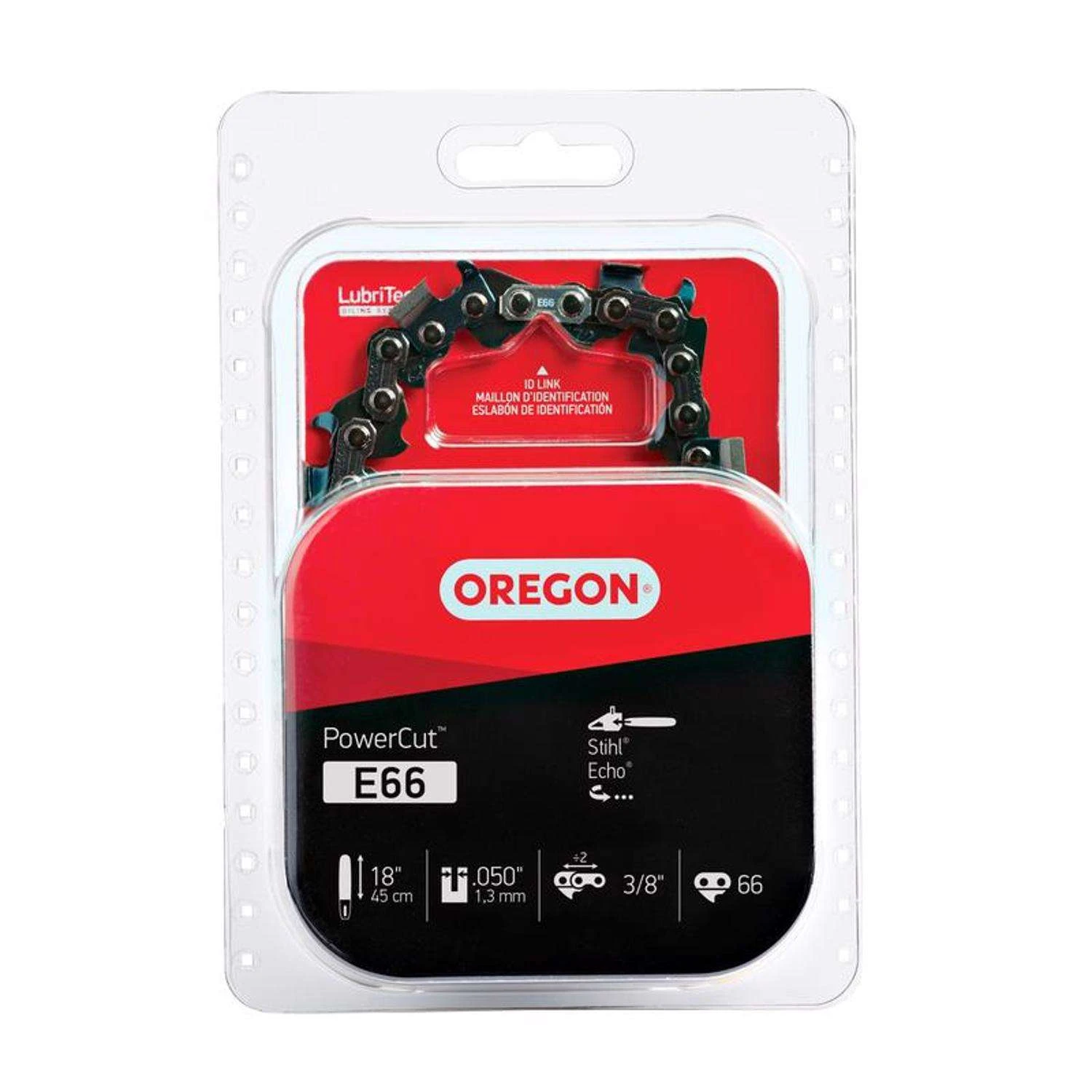 Oregon PowerCut E66 18 In. Chainsaw Chain 66 Links 3 Oregon PowerCut E66 18 In. Chainsaw Chain 66 Links