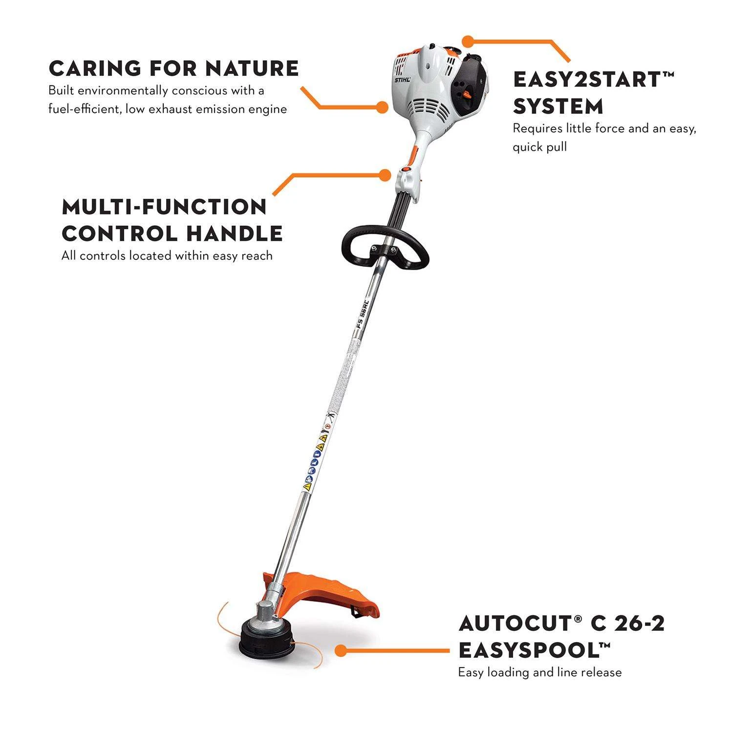 STIHL FS 56 RC-E 16.5 In. Gas Trimmer 4 STIHL FS 56 RC-E 16.5 In. Gas Trimmer - Image 2