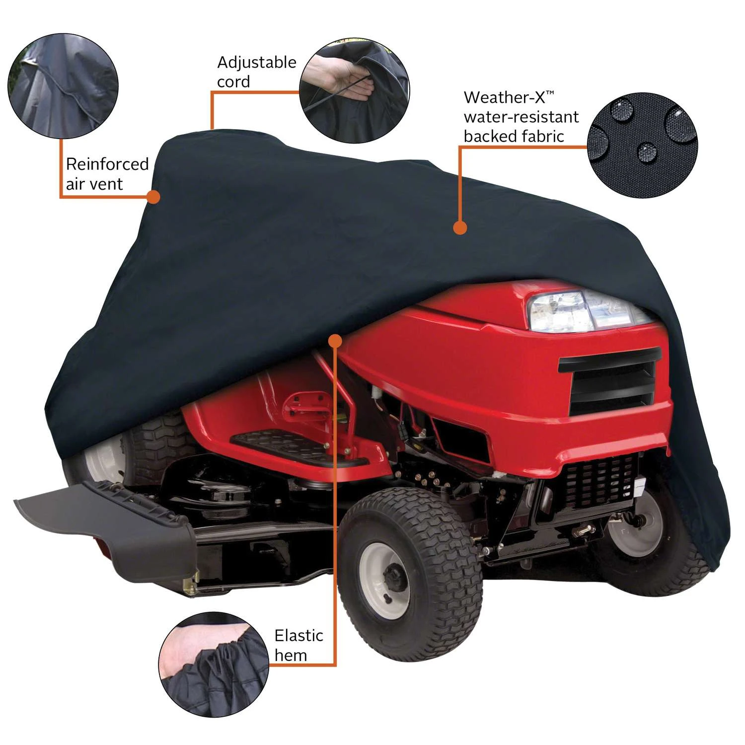 Classic Accessories Lawn Tractor Cover 1 Pk 4 Classic Accessories Lawn Tractor Cover 1 Pk - Image 2