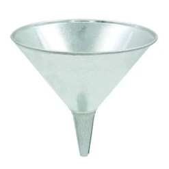 LubriMatic Silver 8 In. H Galvanized Steel 2 Qt Funnel