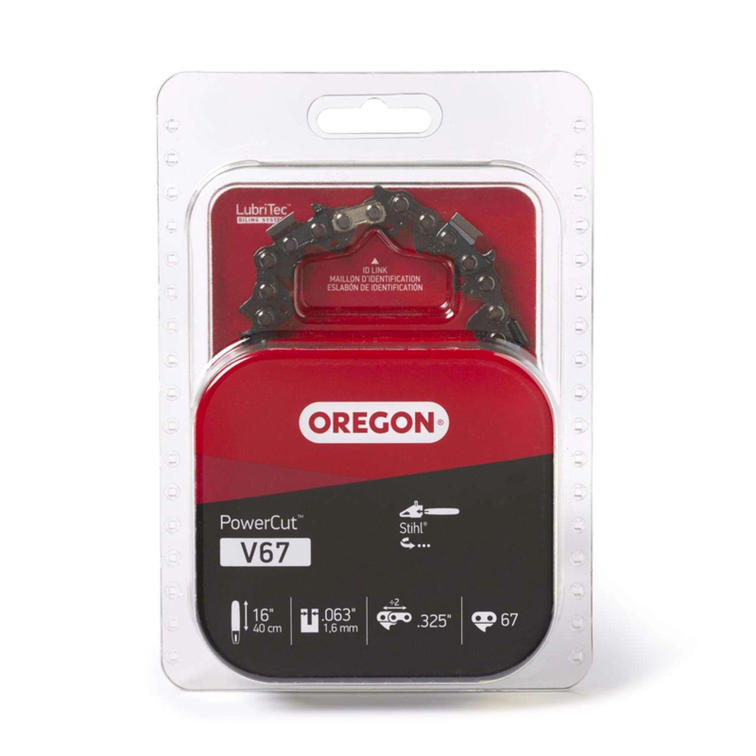 Oregon PowerCut V67 16 In. Chainsaw Chain 67 Links 3 Oregon PowerCut V67 16 In. Chainsaw Chain 67 Links