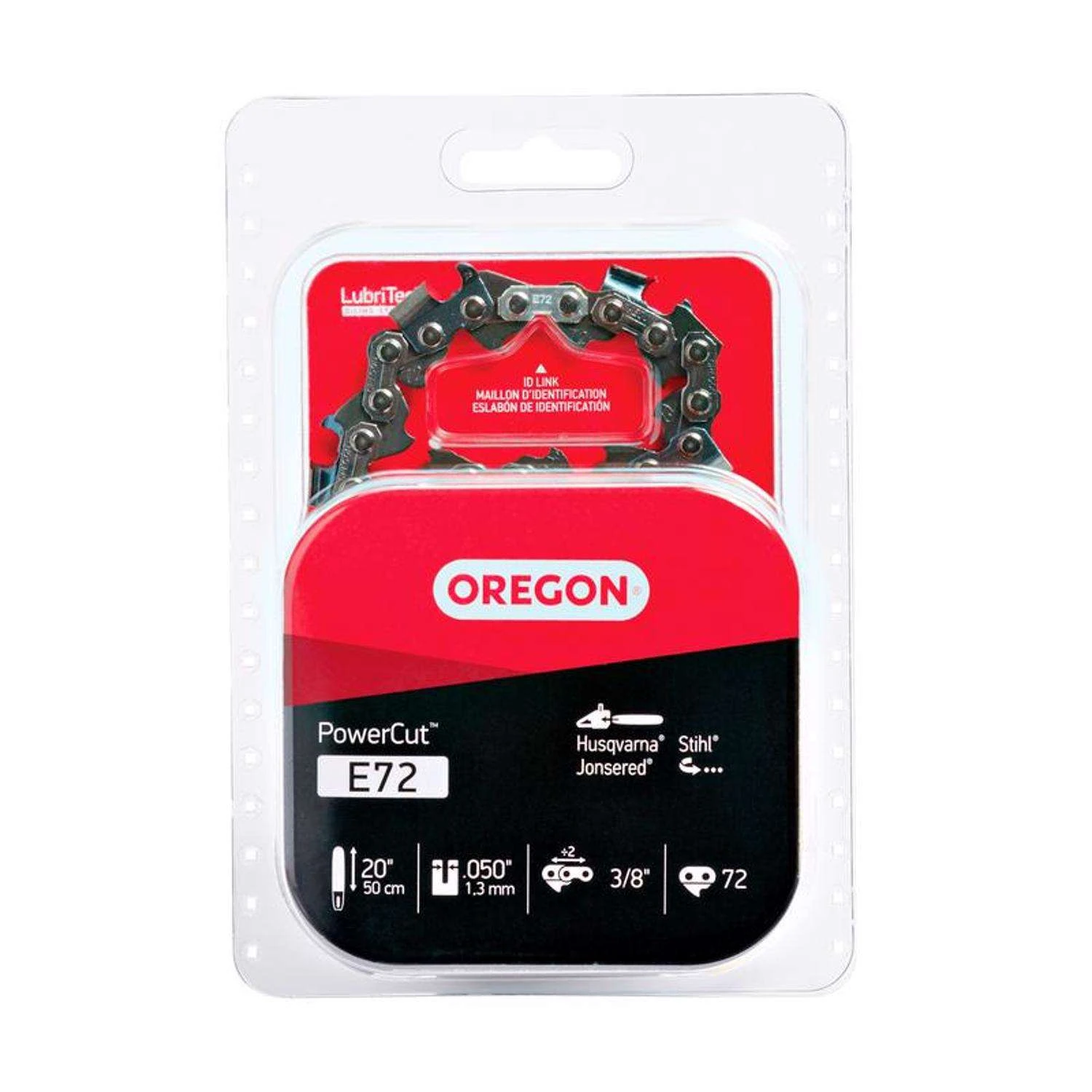 Oregon PowerCut E72 20 In. Chainsaw Chain 72 Links 3 Oregon PowerCut E72 20 In. Chainsaw Chain 72 Links