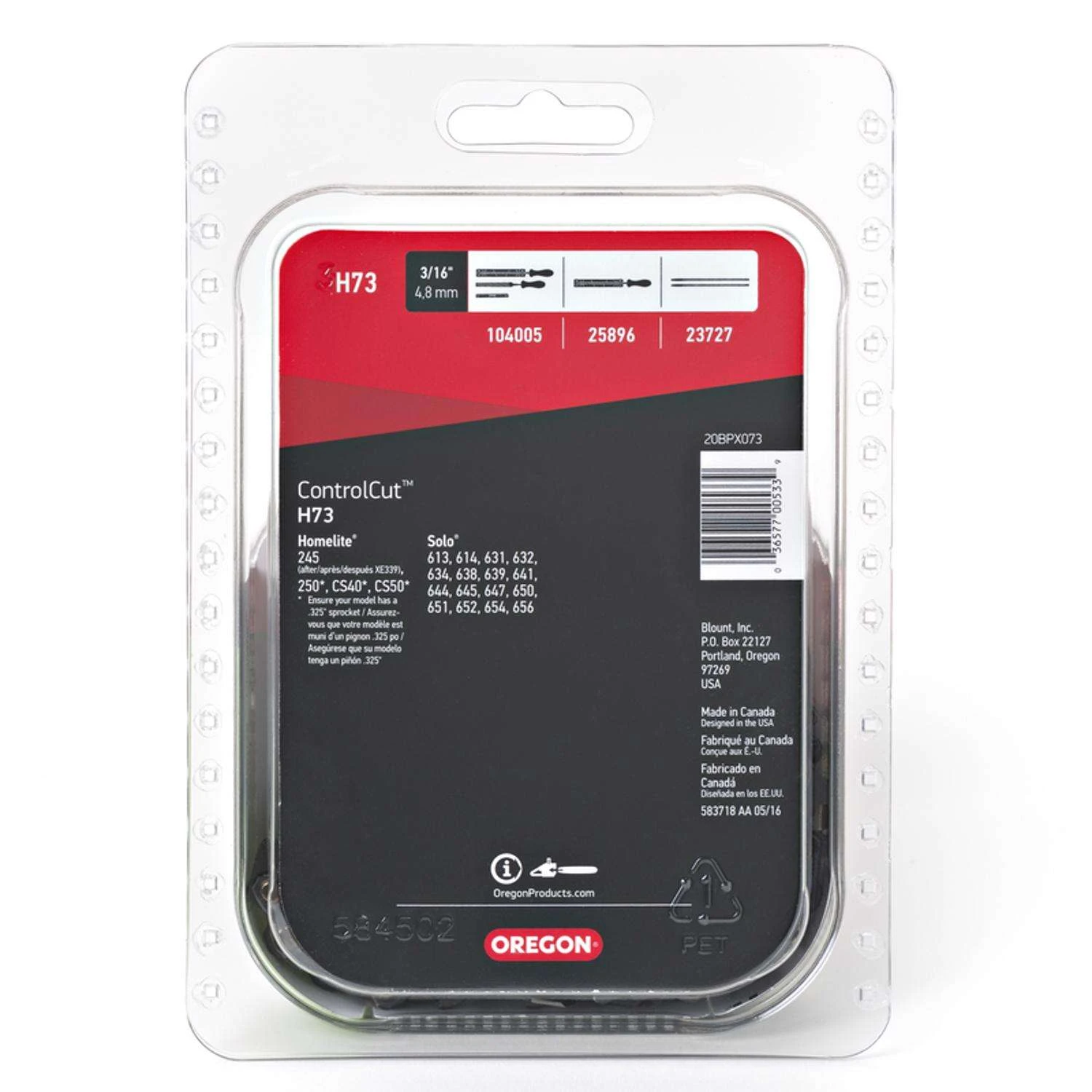 Oregon ControlCut H73 18 In. Chainsaw Chain 73 Links 4 Oregon ControlCut H73 18 In. Chainsaw Chain 73 Links - Image 2