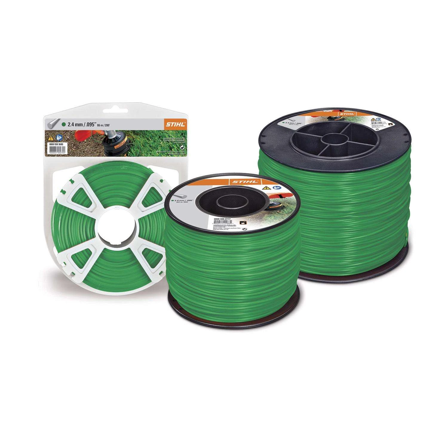 STIHL Commercial Round 0.095 In. D X 856 Ft. L Trimmer Line 3 STIHL Commercial Round 0.095 In. D X 856 Ft. L Trimmer Line