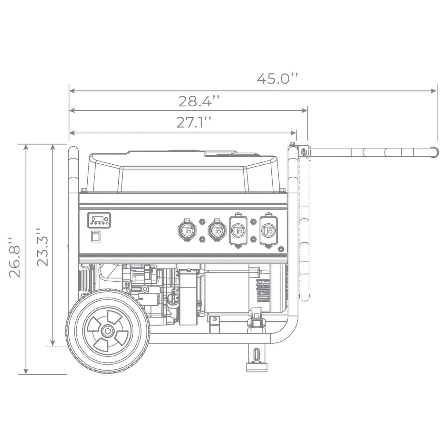 Firman 120/240 V Gasoline Generator 10 Firman 120/240 V Gasoline Generator - Image 8