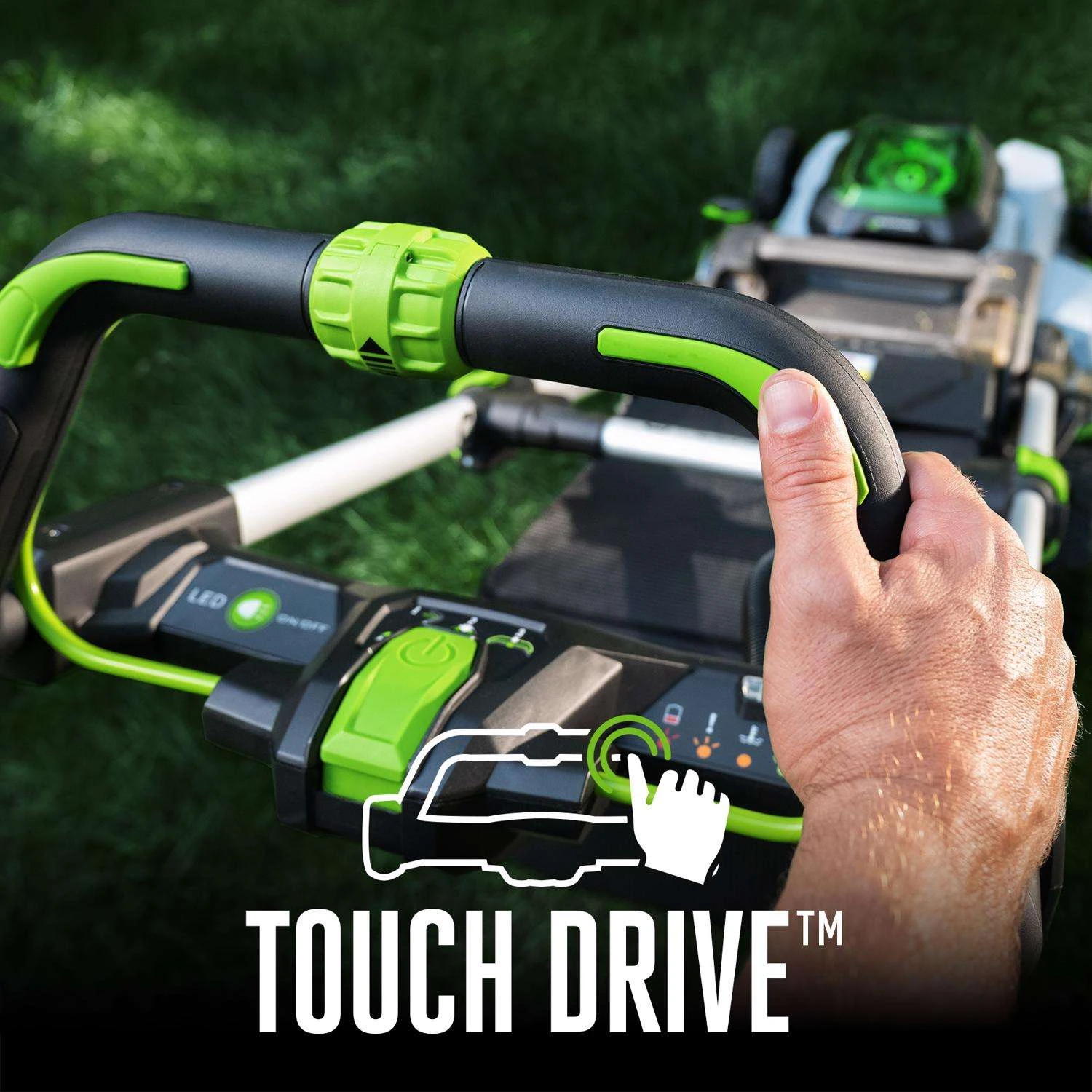 EGO Power+Touch Drive LM2125SP 21 In. 56 V Battery Self-Propelled Lawn Mower Kit (Battery & Charger) W/ 7.5 AH BATTERY 6 EGO Power+Touch Drive LM2125SP 21 In. 56 V Battery Self-Propelled Lawn Mower Kit (Battery & Charger) W/ 7.5 AH BATTERY - Image 4