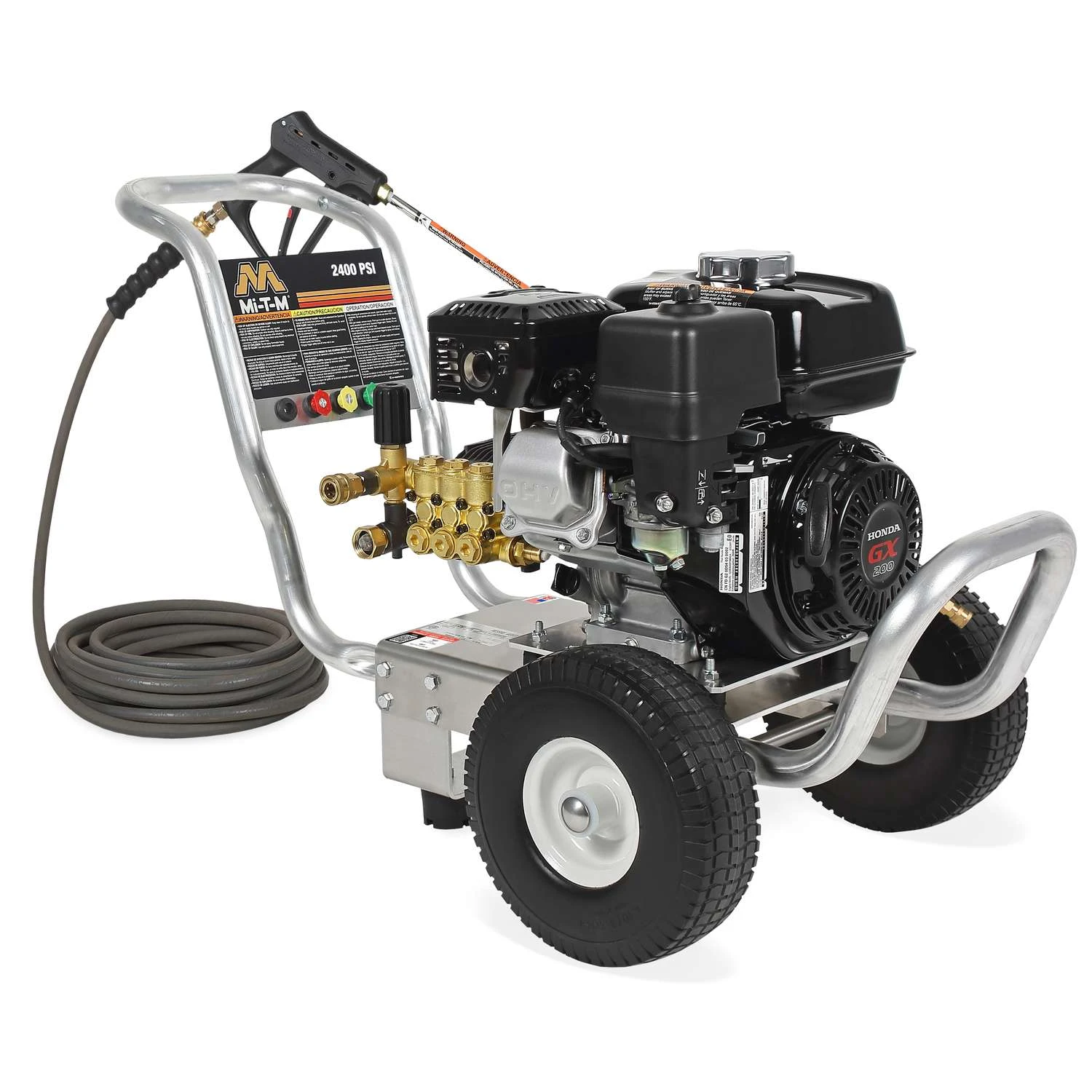 Mi-T-M CA Series GX200 Honda 2400 Psi Gas 2.4 Gpm Pressure Washer 3 Mi-T-M CA Series GX200 Honda 2400 Psi Gas 2.4 Gpm Pressure Washer