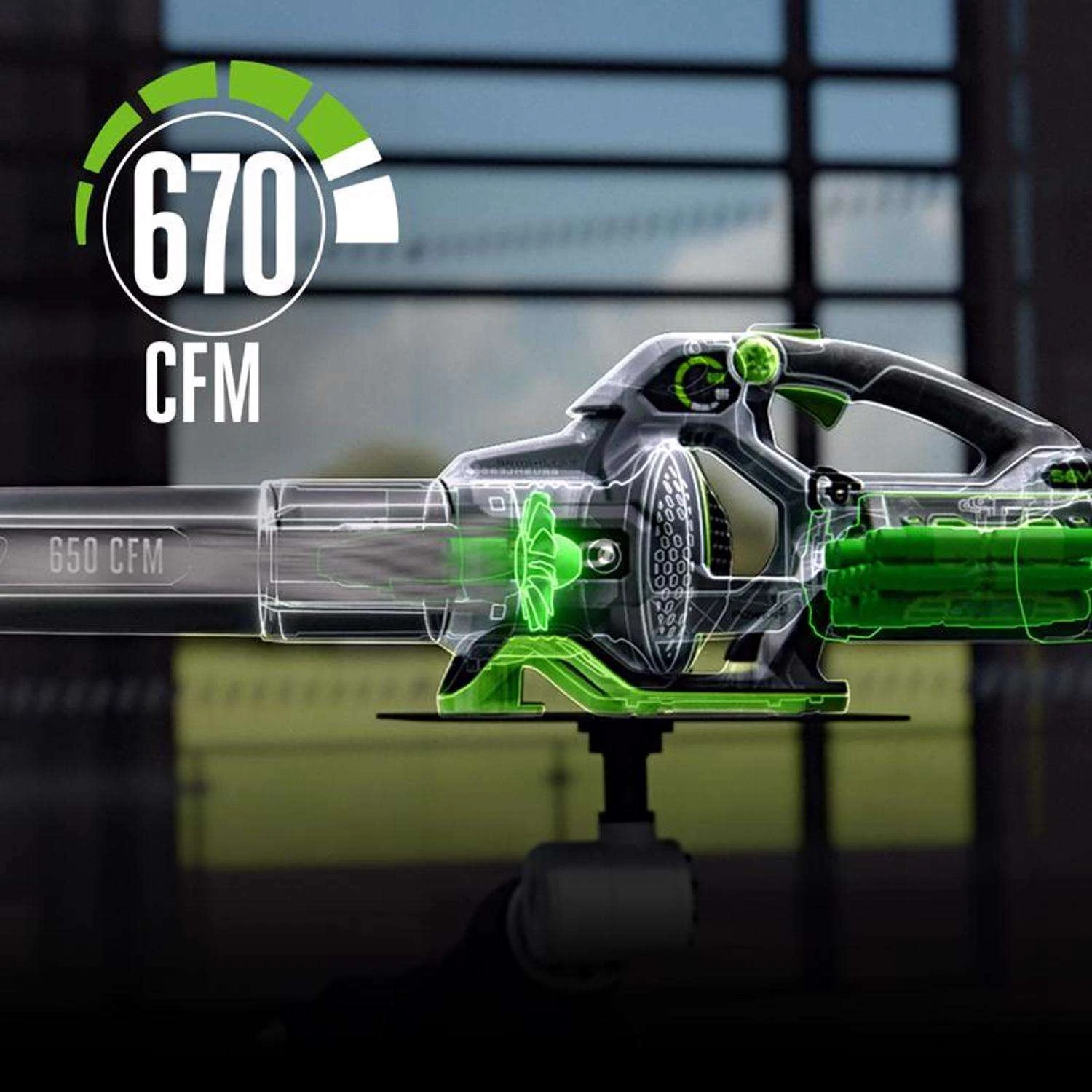 EGO Power+ LB6703 180 Mph 670 CFM 56 V Battery Handheld Leaf Blower Kit (Battery & Charger) W/ 4.0 AH BATTERY 6 EGO Power+ LB6703 180 Mph 670 CFM 56 V Battery Handheld Leaf Blower Kit (Battery & Charger) W/ 4.0 AH BATTERY - Image 4