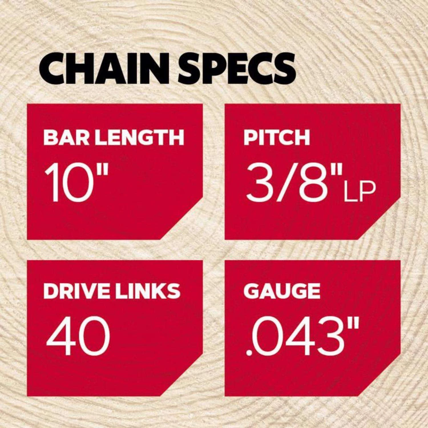 Oregon AdvanceCut R40 10 In. Chainsaw Chain 40 Links 5 Oregon AdvanceCut R40 10 In. Chainsaw Chain 40 Links - Image 3