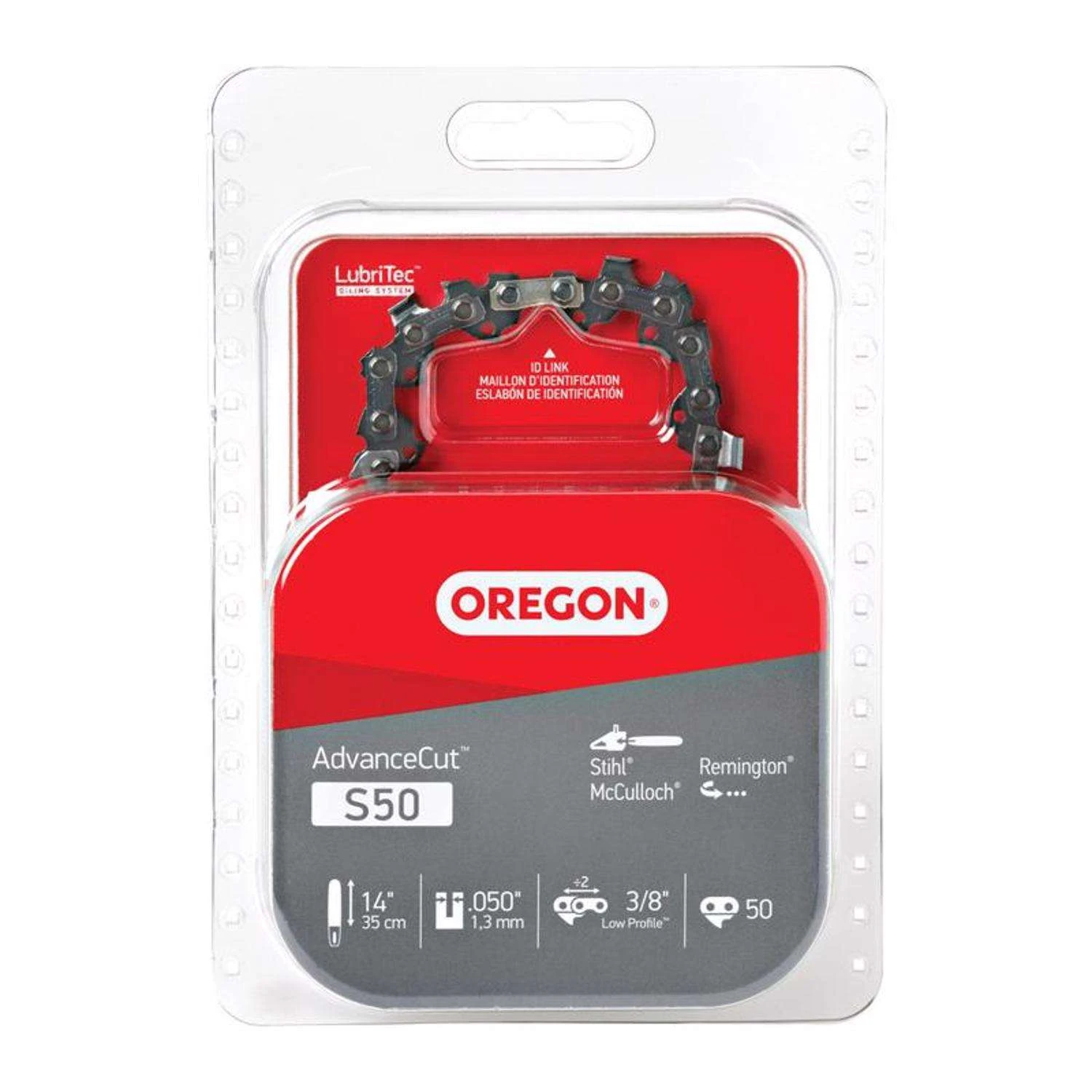 Oregon AdvanceCut S50 14 In. Chainsaw Chain 50 Links 3 Oregon AdvanceCut S50 14 In. Chainsaw Chain 50 Links