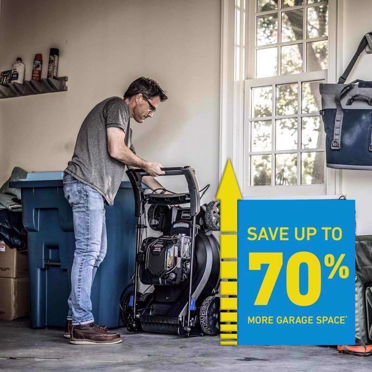 Toro SmartStow Super Recycler 21565 21 In. 163 Cc Gas Self-Propelled Lawn Mower 8 Toro SmartStow Super Recycler 21565 21 In. 163 Cc Gas Self-Propelled Lawn Mower - Image 6