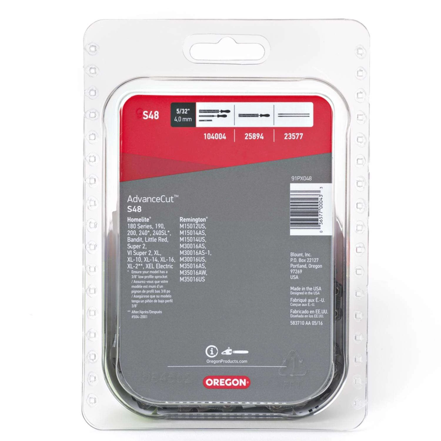 Oregon AdvanceCut S48 12 In. Chainsaw Chain 48 Links 4 Oregon AdvanceCut S48 12 In. Chainsaw Chain 48 Links - Image 2