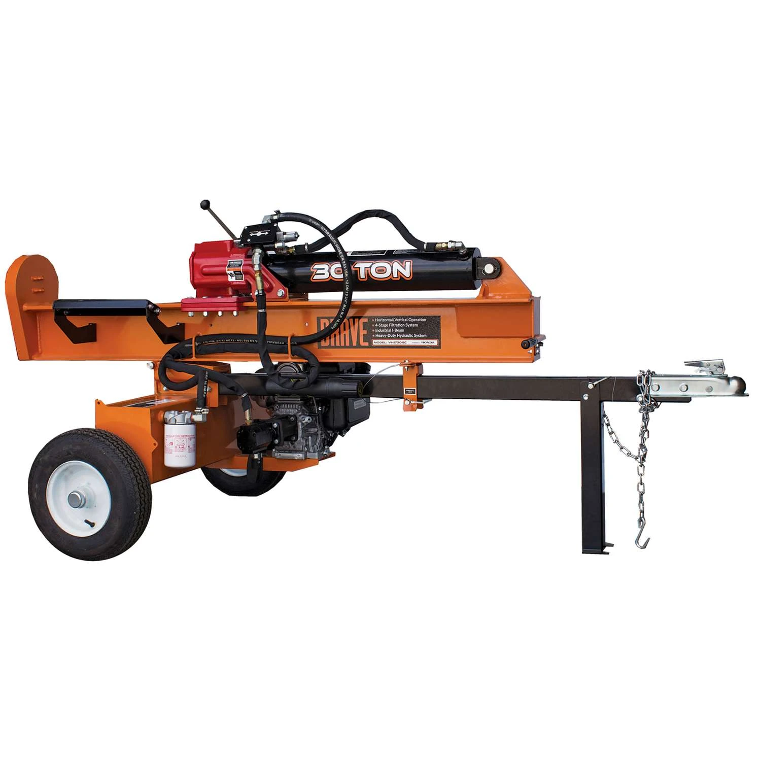 Brave 30 Ton Gas 189 Cc 4-Cycle Log Splitter 6 Brave 30 Ton Gas 189 Cc 4-Cycle Log Splitter - Image 4