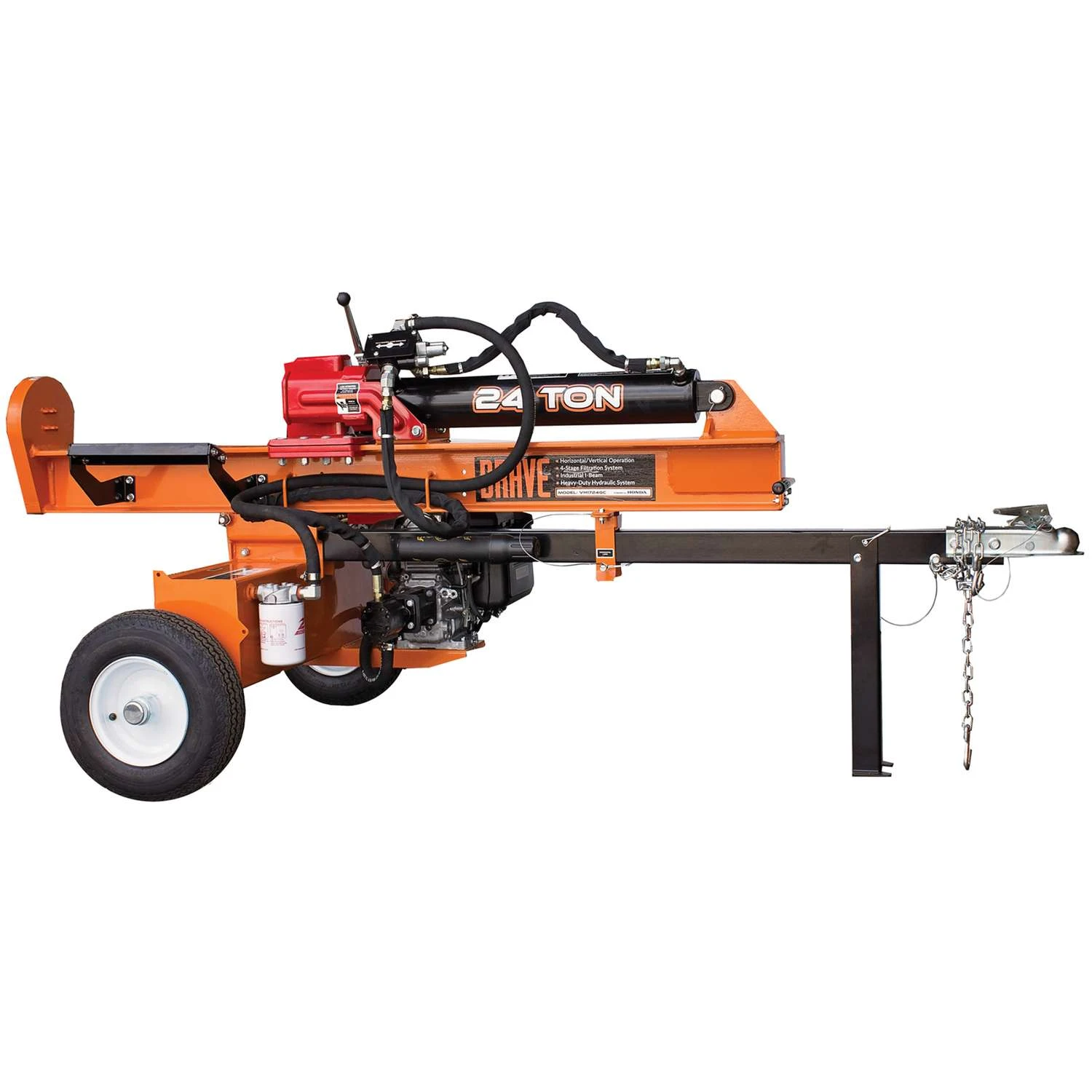 Brave 24 Ton Gas 160 Cc 4-Cycle Log Splitter 3 Brave 24 Ton Gas 160 Cc 4-Cycle Log Splitter
