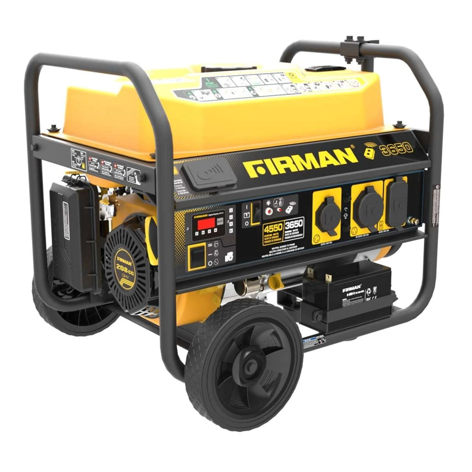 Firman Performance Series 3650 W 120 V Gasoline Portable Generator 4 Firman Performance Series 3650 W 120 V Gasoline Portable Generator - Image 2
