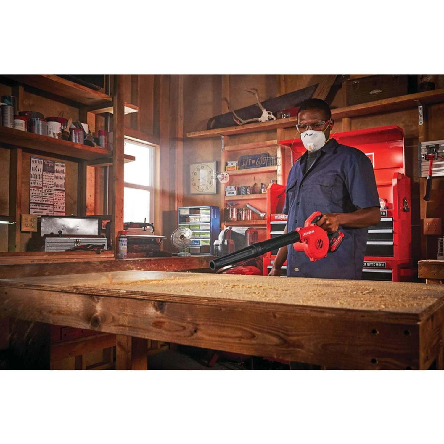 Craftsman V20 CMCBL0100B 125 Mph 95 CFM Battery Handheld Blower Tool Only 8 Craftsman V20 CMCBL0100B 125 Mph 95 CFM Battery Handheld Blower Tool Only - Image 6