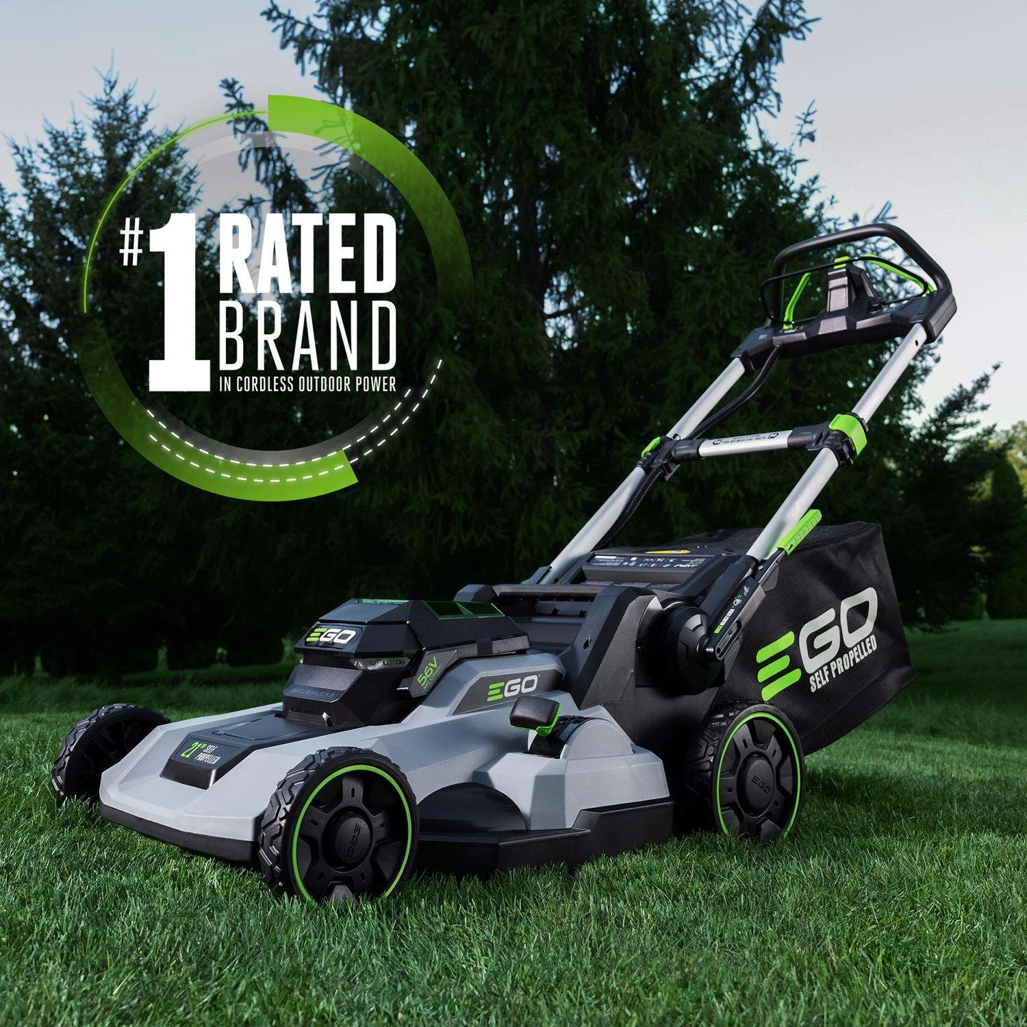 EGO Power+ LM2114SP 21 In. 56 V Battery Self-Propelled Lawn Mower Kit (Battery & Charger) W/ 6.0 AH BATTERY 5 EGO Power+ LM2114SP 21 In. 56 V Battery Self-Propelled Lawn Mower Kit (Battery & Charger) W/ 6.0 AH BATTERY - Image 3