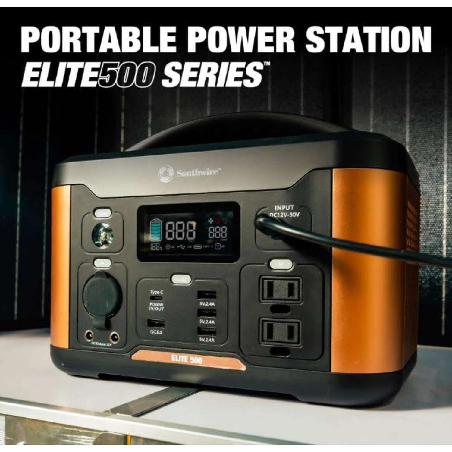 Southwire Elite 500 Series 515 W 3.7 V Battery Portable Power Station Kit (Battery & Charger) 4 Southwire Elite 500 Series 515 W 3.7 V Battery Portable Power Station Kit (Battery & Charger) - Image 2