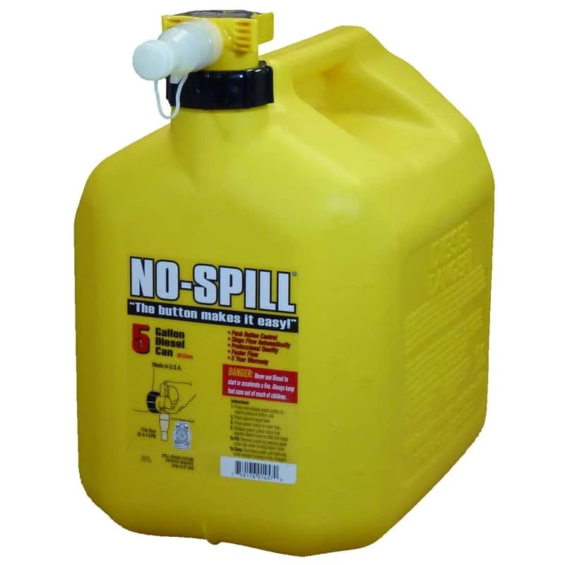 No-Spill Plastic Diesel Can 5 Gal 3 No-Spill Plastic Diesel Can 5 Gal