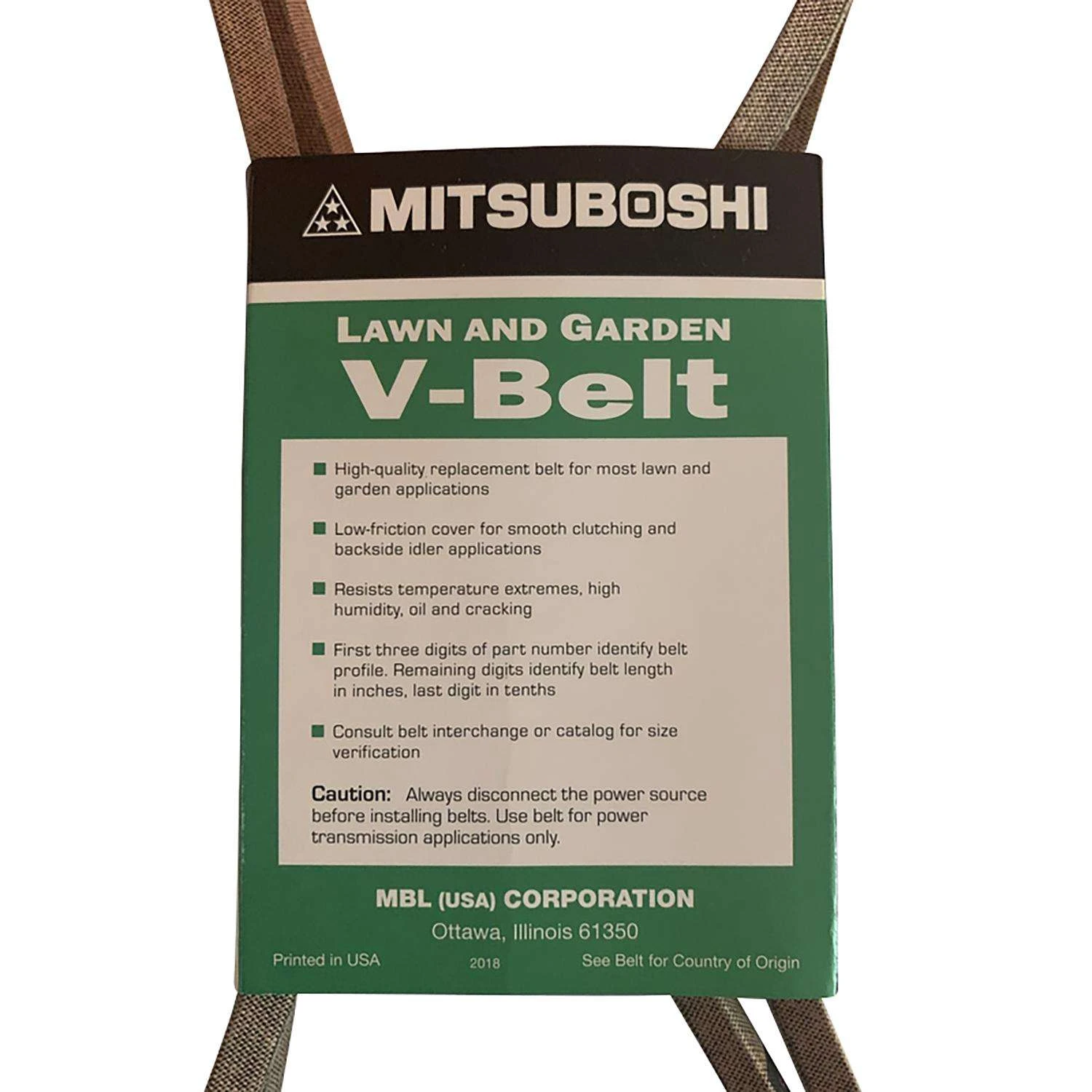 Mitsuboshi Super KB 4LK240 V-Belt 0.5 In. W X 24 In. L For Riding Mowers 4 Mitsuboshi Super KB 4LK240 V-Belt 0.5 In. W X 24 In. L For Riding Mowers - Image 2