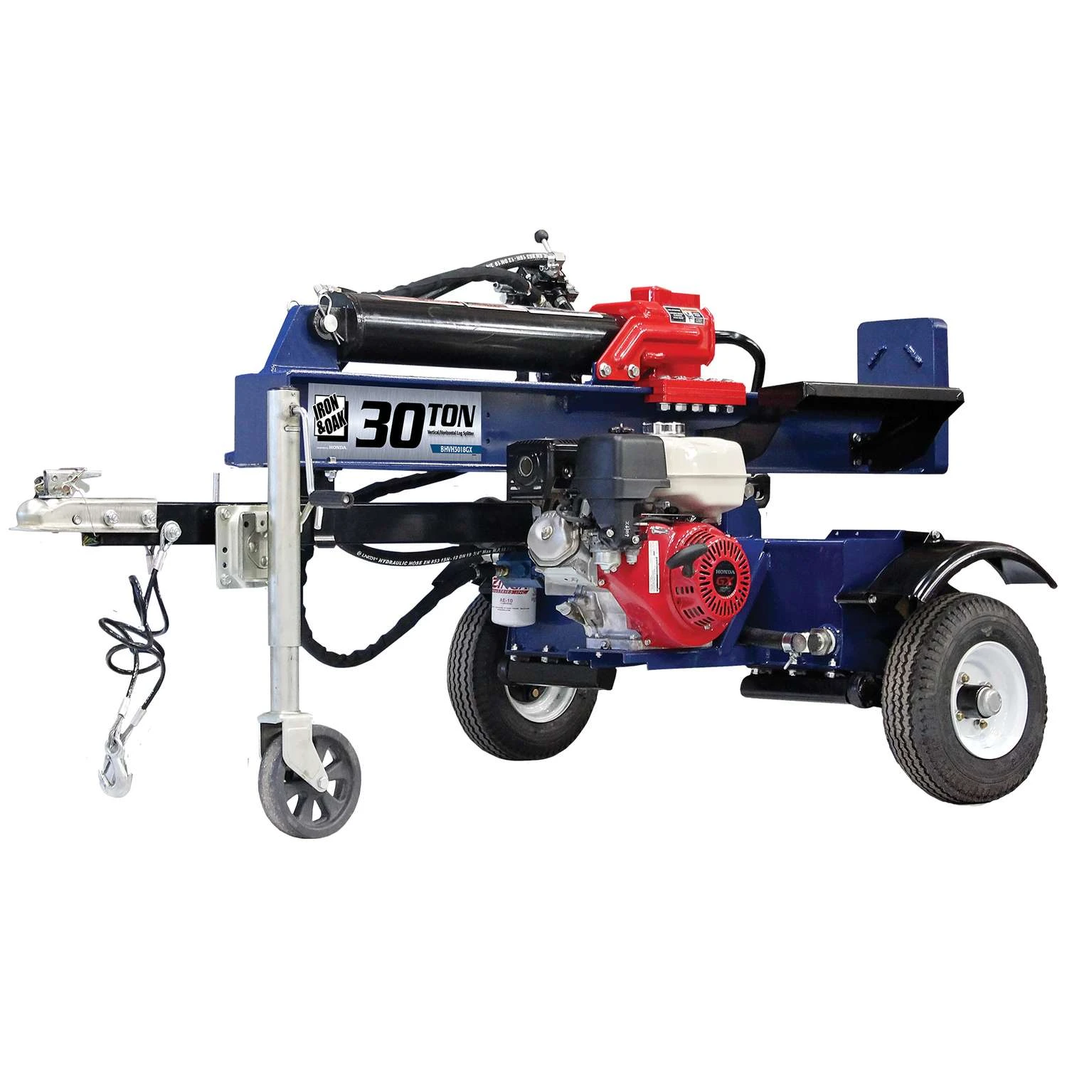 Iron & Oak 30 Ton Gas 270 Cc 4-Cycle Log Splitter 3 Iron & Oak 30 Ton Gas 270 Cc 4-Cycle Log Splitter