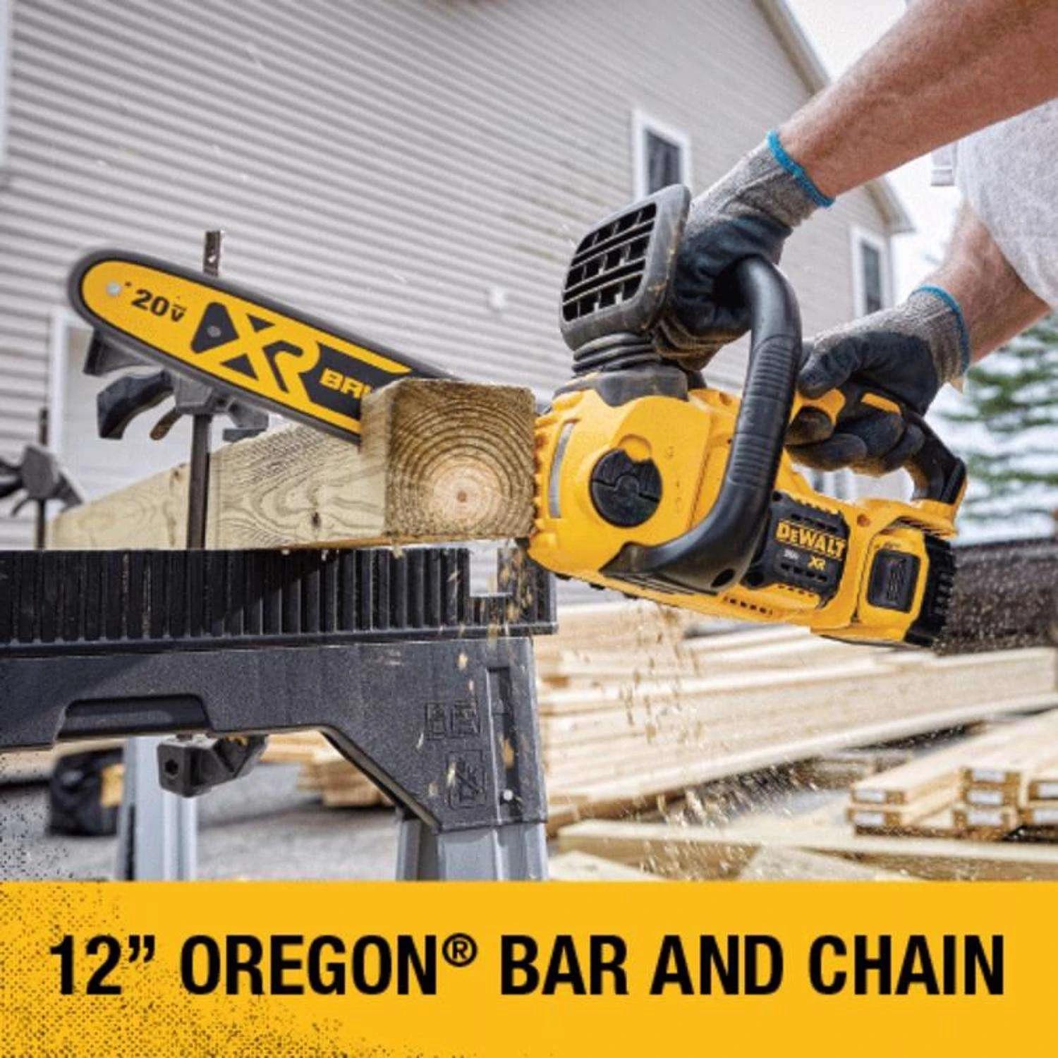 DeWalt 20V MAX XR DCCS620P1 12 In. 20 V Battery Chainsaw Kit (Battery & Charger) 5 DeWalt 20V MAX XR DCCS620P1 12 In. 20 V Battery Chainsaw Kit (Battery & Charger) - Image 3