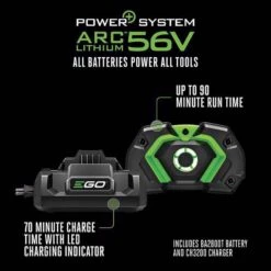 EGO Power+ LB7654 200 Mph 765 CFM 56 V Battery Handheld Leaf Blower Kit (Battery & Charger) W/ 5.0 AH BATTERY -Power Lawn Equipment cce0c8ce 1511 441e 8ae3 fcd9c25025af