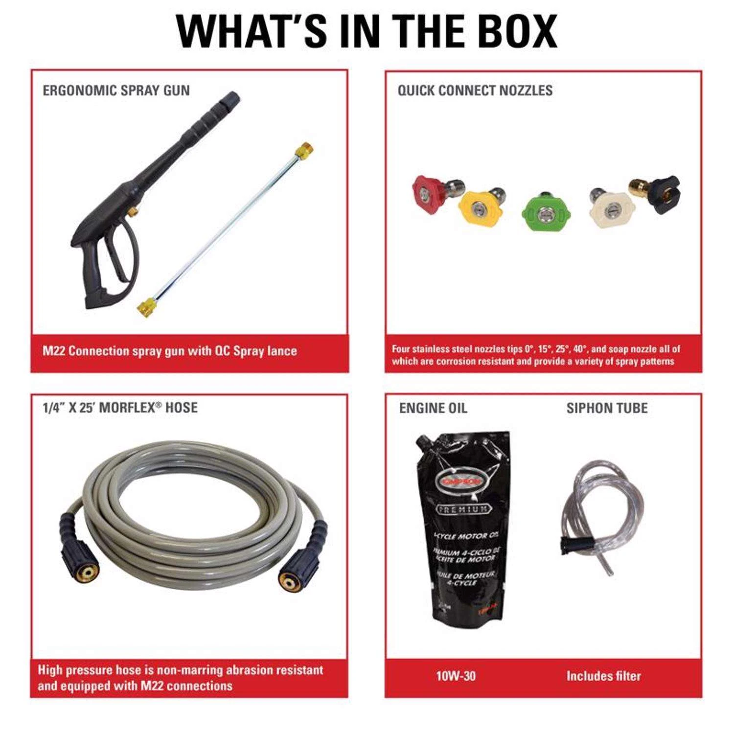 Simpson Megashot MS60763-S Kohler 3100 Psi Gas 2.4 Gpm Pressure Washer 10 Simpson Megashot MS60763-S Kohler 3100 Psi Gas 2.4 Gpm Pressure Washer - Image 8