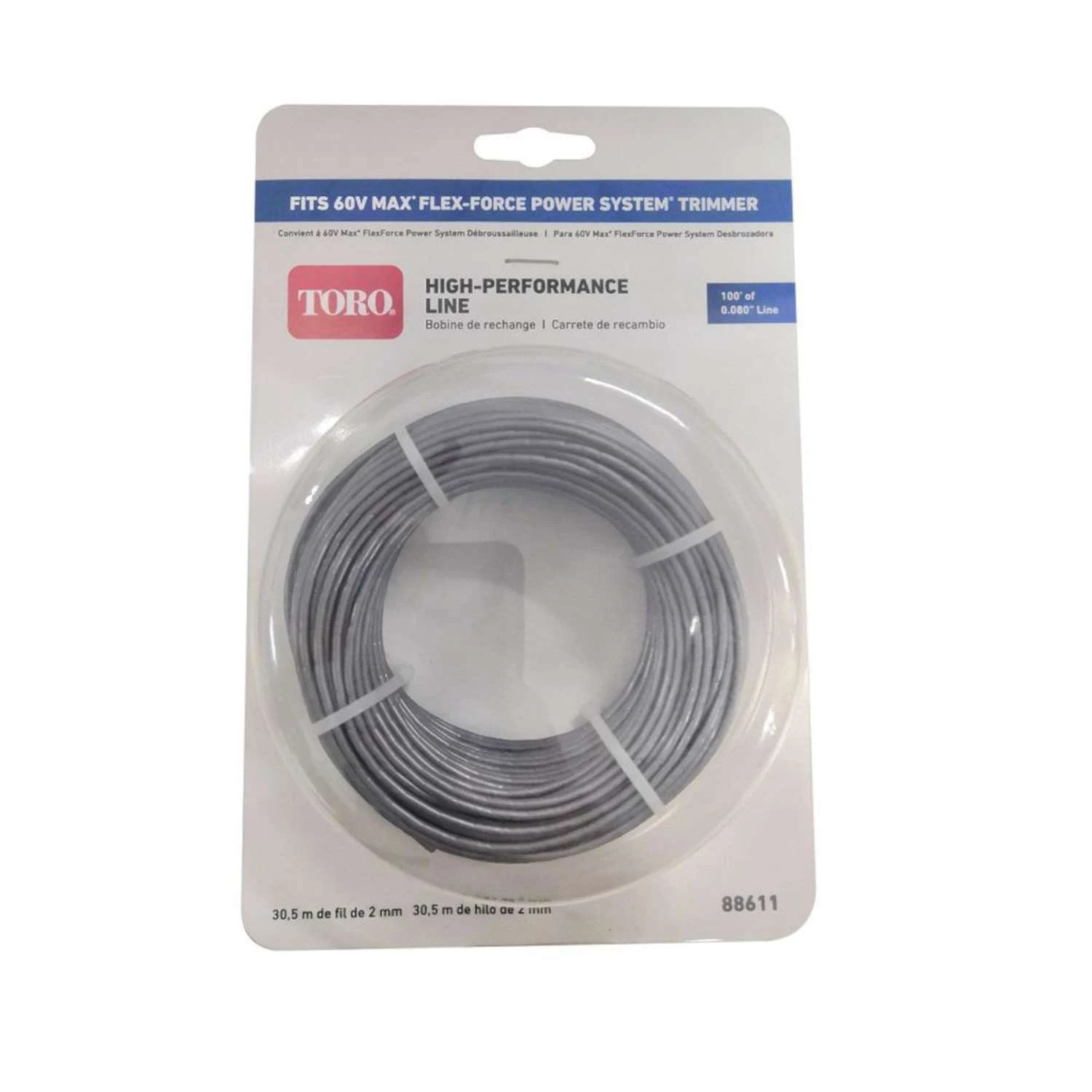 Toro Residential Grade .080 In. D X 100 Ft. L Trimmer Line 4 Toro Residential Grade .080 In. D X 100 Ft. L Trimmer Line - Image 2