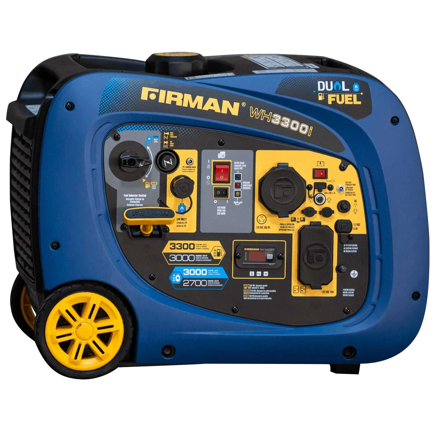 Firman Whisper Hybrid Series 3300 W 120 V Gasoline Or Propane Inverter Generator 3 Firman Whisper Hybrid Series 3300 W 120 V Gasoline Or Propane Inverter Generator
