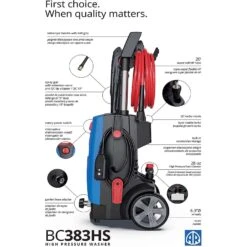 AR Blue Clean BC383HSS OEM Branded 2150 Psi Electric 1.6 Gpm Pressure Washer 16 AR Blue Clean BC383HSS OEM Branded 2150 Psi Electric 1.6 Gpm Pressure Washer -Power Lawn Equipment e3941998 49b5 4fb9 b23c a14720e1a253