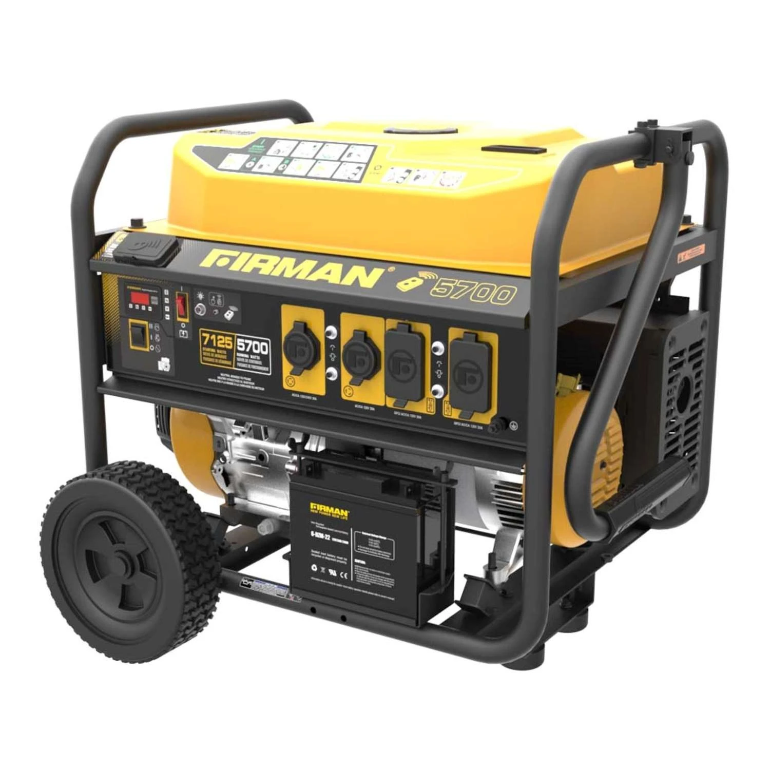 Firman Performance Series 5700 W 120/240 V Gasoline Portable Generator 4 Firman Performance Series 5700 W 120/240 V Gasoline Portable Generator - Image 2